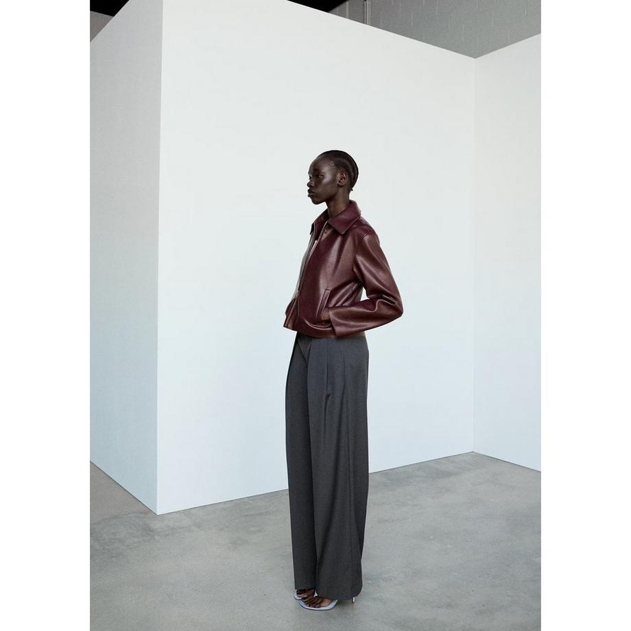 MANGO Dario Pantalon à jambes larges  