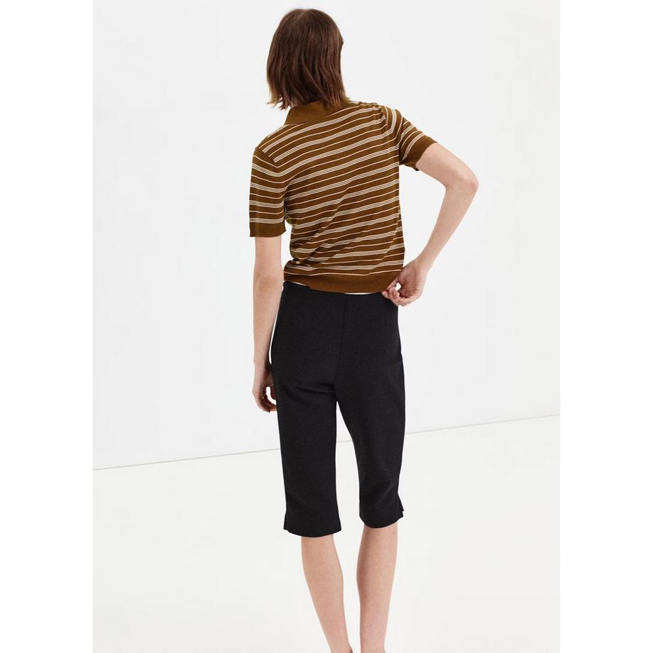 MANGO POLVITO Maglione polo a righe  