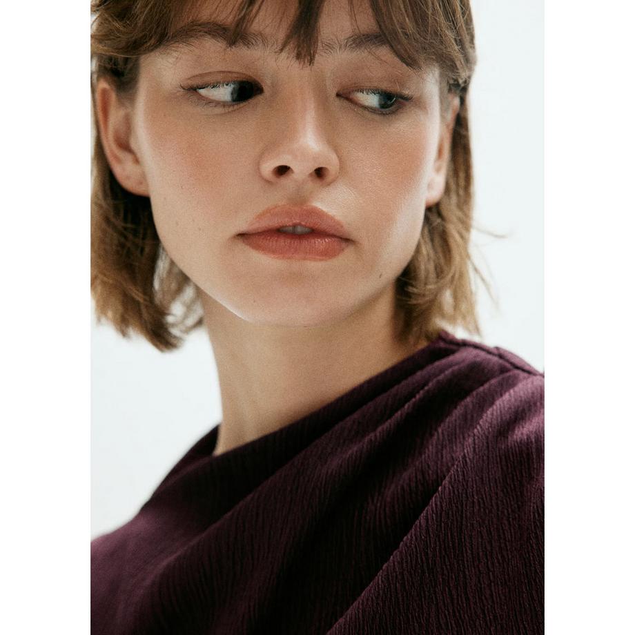 MANGO PAM Ärmelloses Kleid mit Schalkragen und Midi-Länge  
