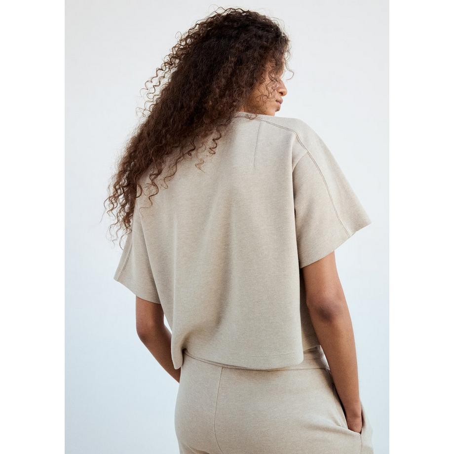 MANGO Pico T-Shirt mit lockerer Passform  