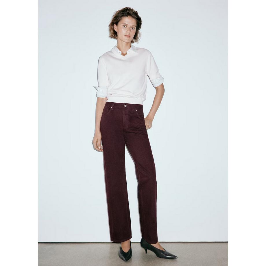 MANGO Miami Gerades Bein Jeans  