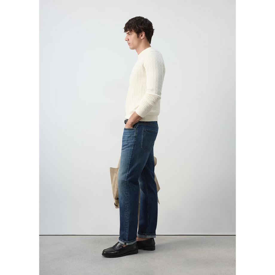 MANGO MARS Pull à tricot torsadé  