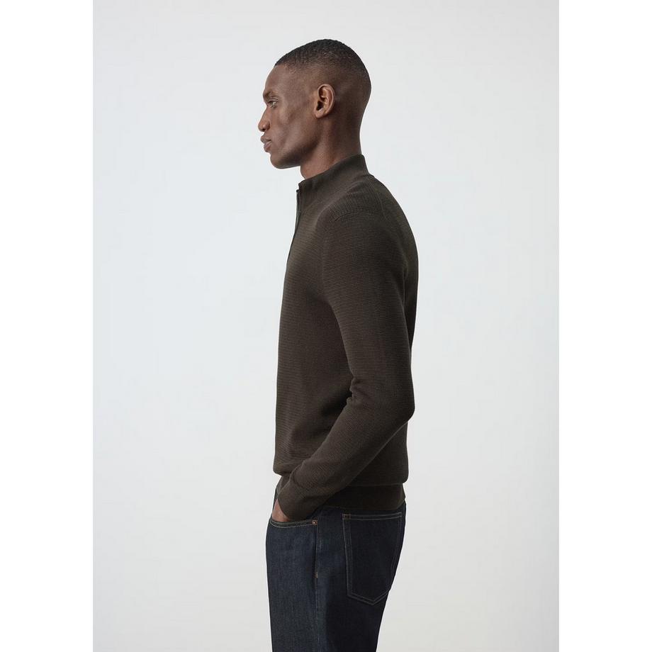 MANGO Antiguap Pull à demi-zip  