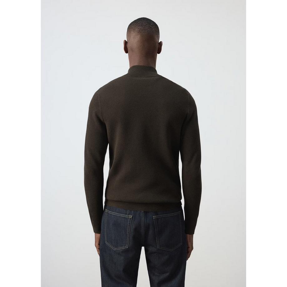 MANGO Antiguap Pull à demi-zip  