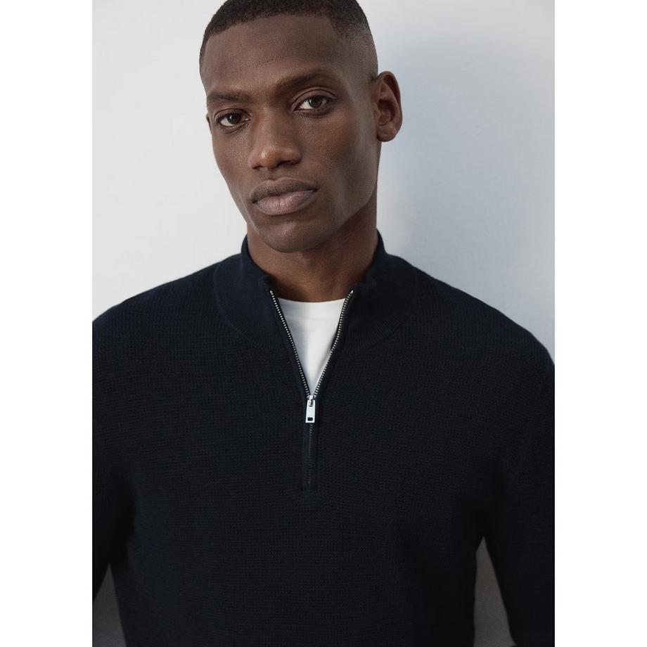 MANGO Antiguap Pull à demi-zip  