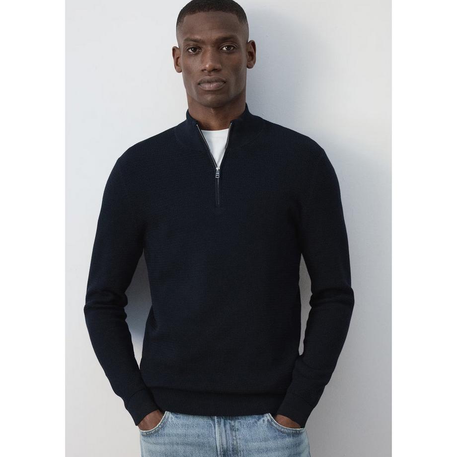 MANGO Antiguap Pull à demi-zip  