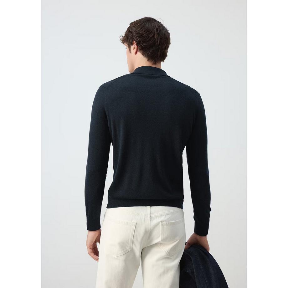 Mango Man Willys Polo a Maniche Lunghe  