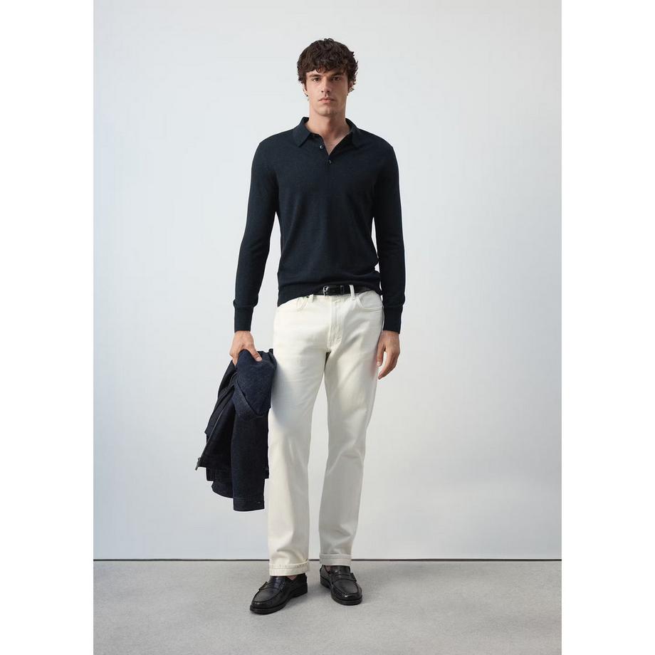 Mango Man Willys Polo a Maniche Lunghe  