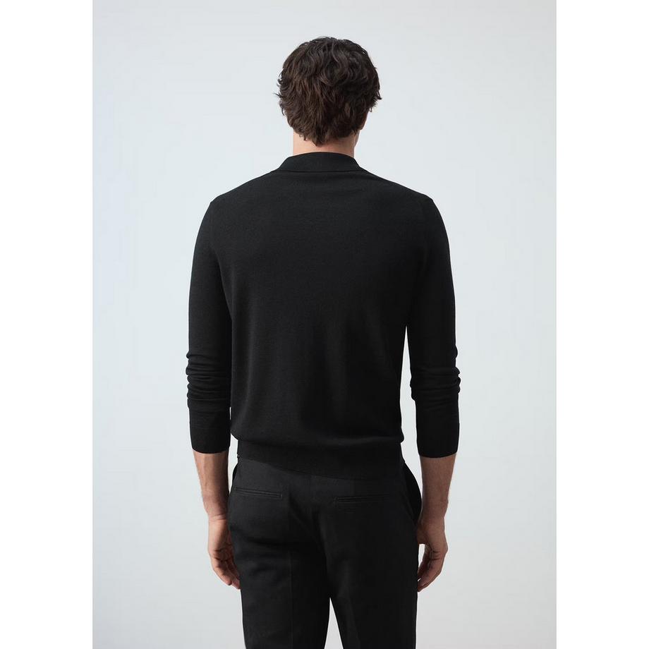 Mango Man Willys Langarm Polo Shirt  