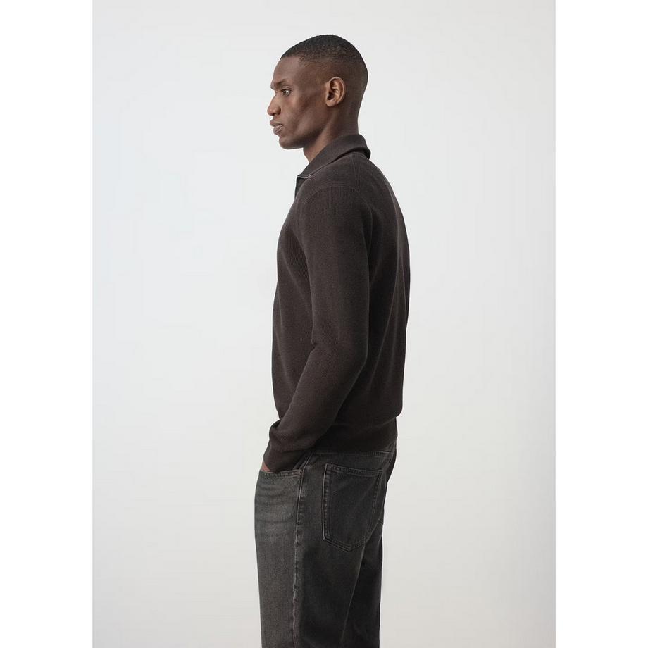 MANGO TENC Cardigan à Fermeture Éclair  