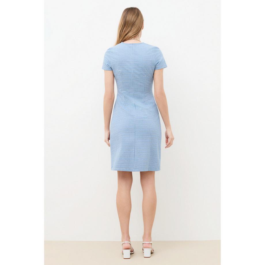 Caroll Vestito Corto Maniche Corte Scollo a V  