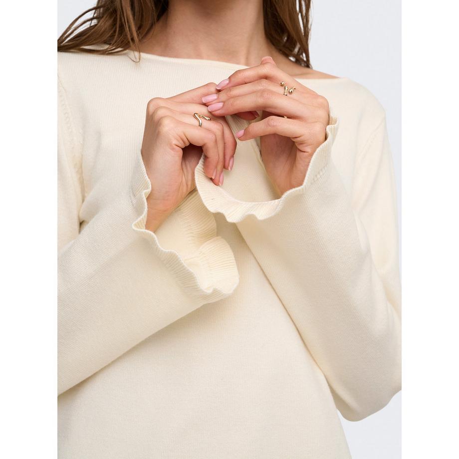 ONLY Maglione con orlo arricciato  