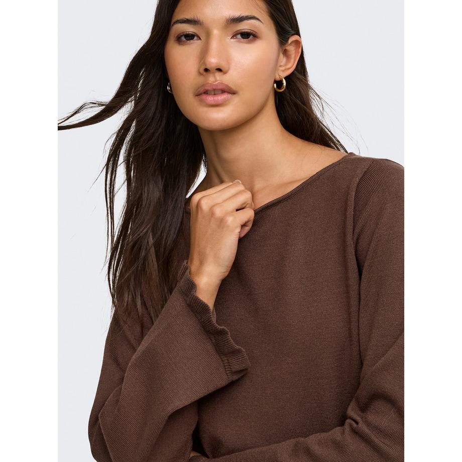 ONLY Maglione con orlo arricciato  