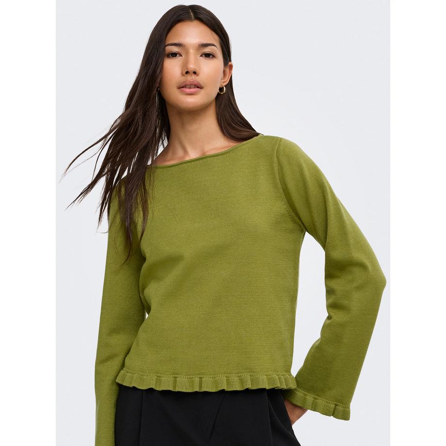 ONLY Pull à ourlet froncé  