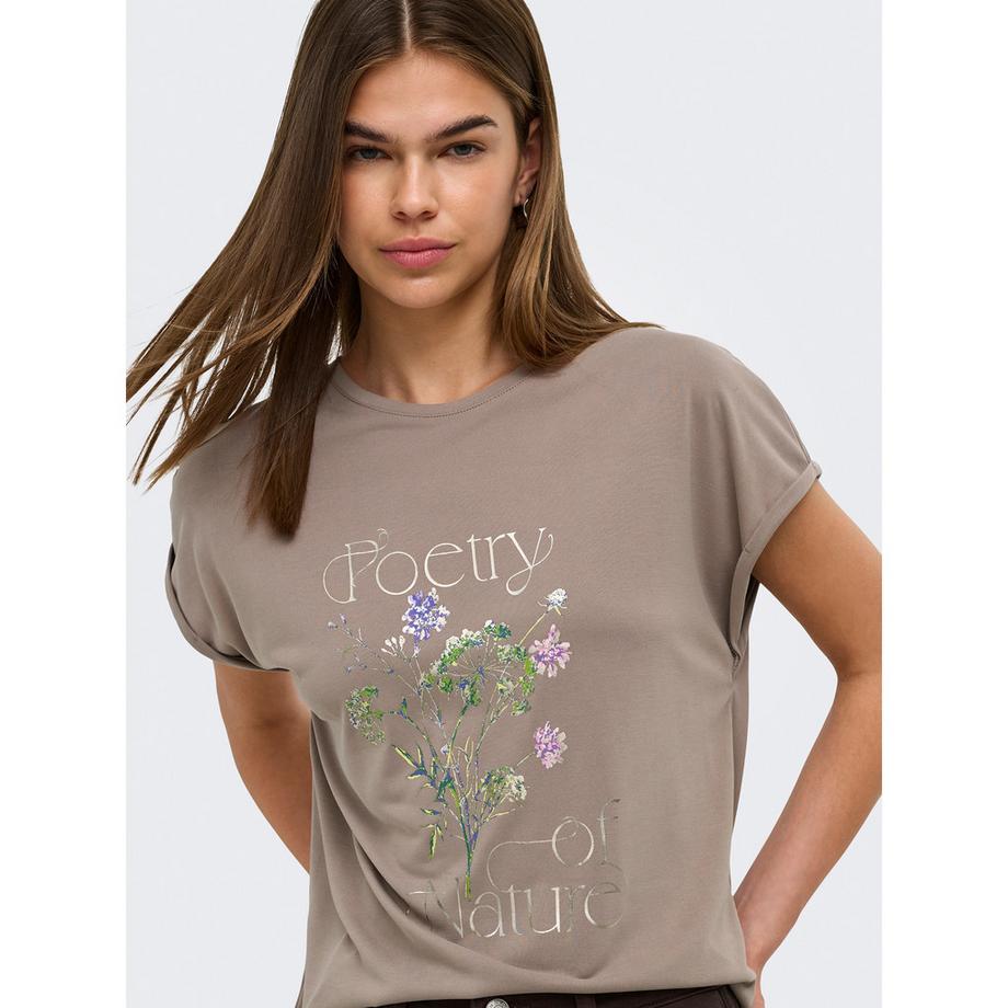 ONLY T-shirt con stampa grafica Poetry of Nature  