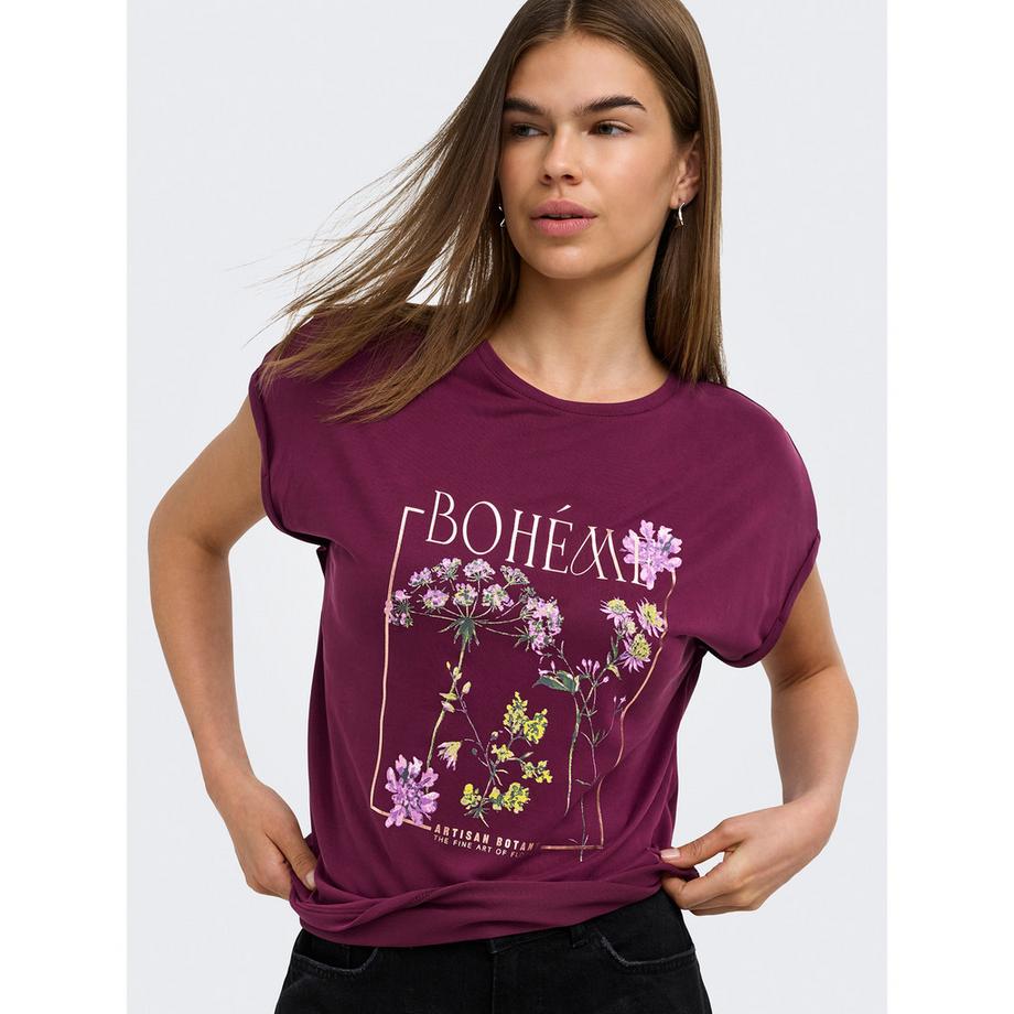 ONLY T-shirt à imprimé graphique Poetry of Nature  