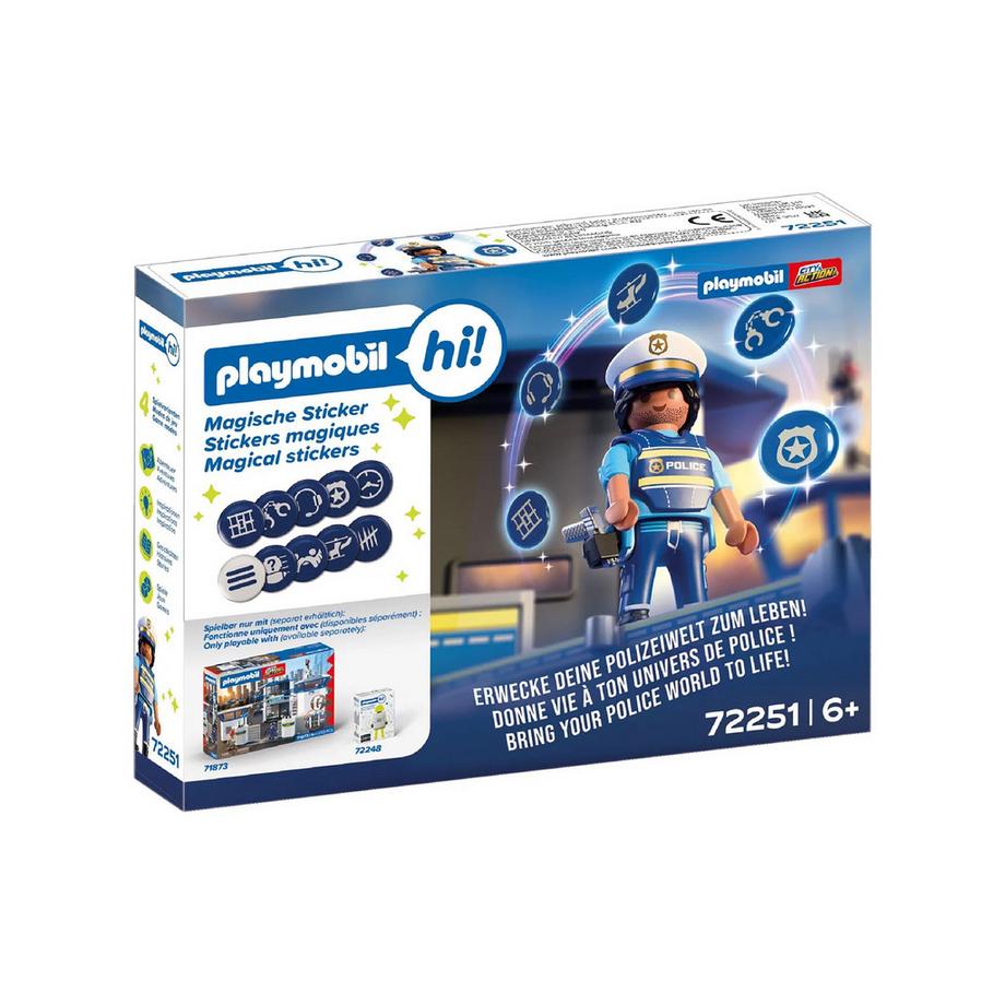 72251 Adesivi Magici Polizia