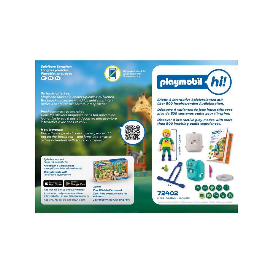 Playmobil  72402 Set di Attivazione Zoo 