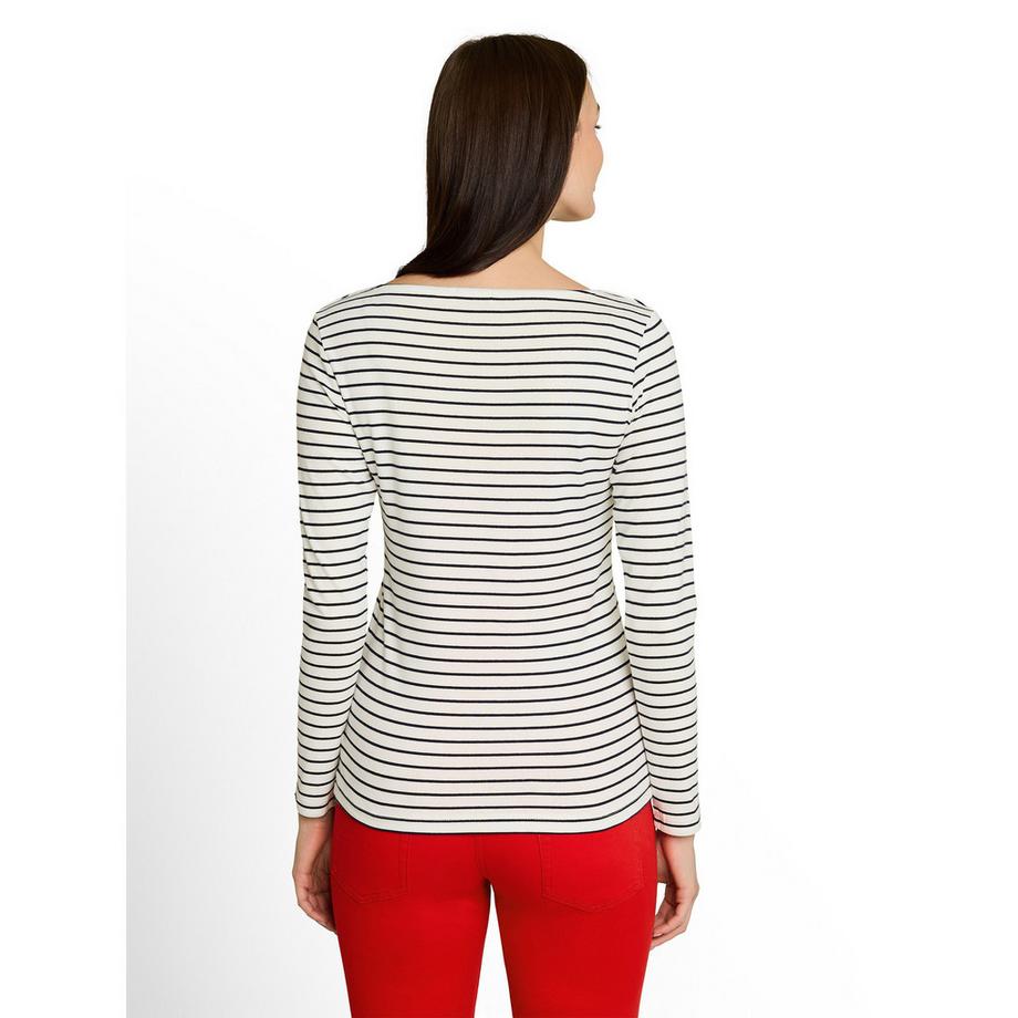 TOM TAILOR Gestreiftes Langarm T-Shirt  