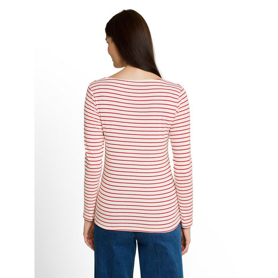 TOM TAILOR T-shirt rayé à manches longues  