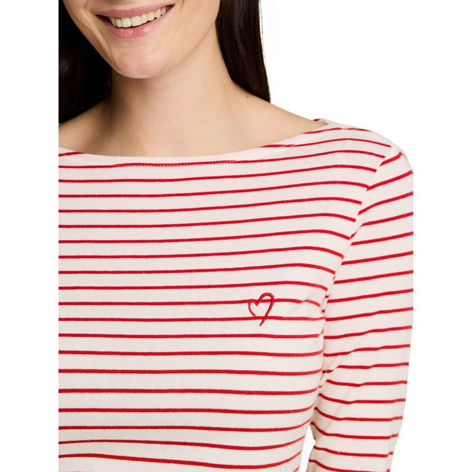 TOM TAILOR T-shirt rayé à manches longues  