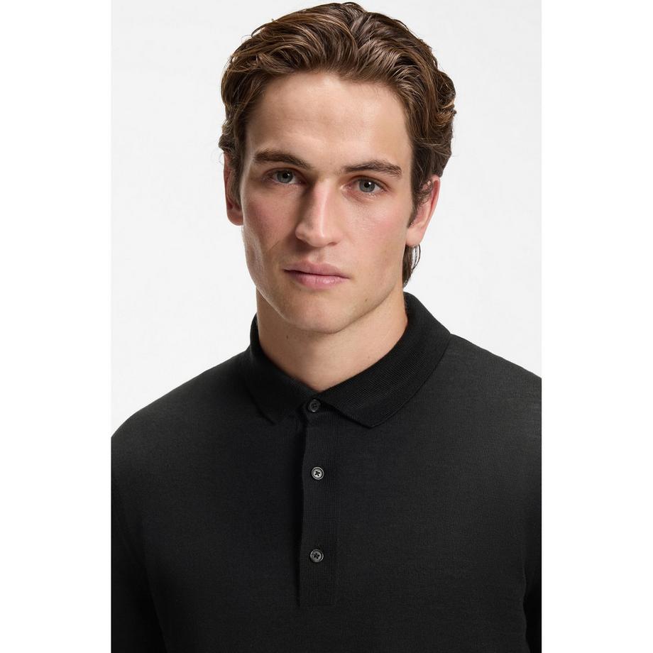 BOSS BLACK Pullover col polo  