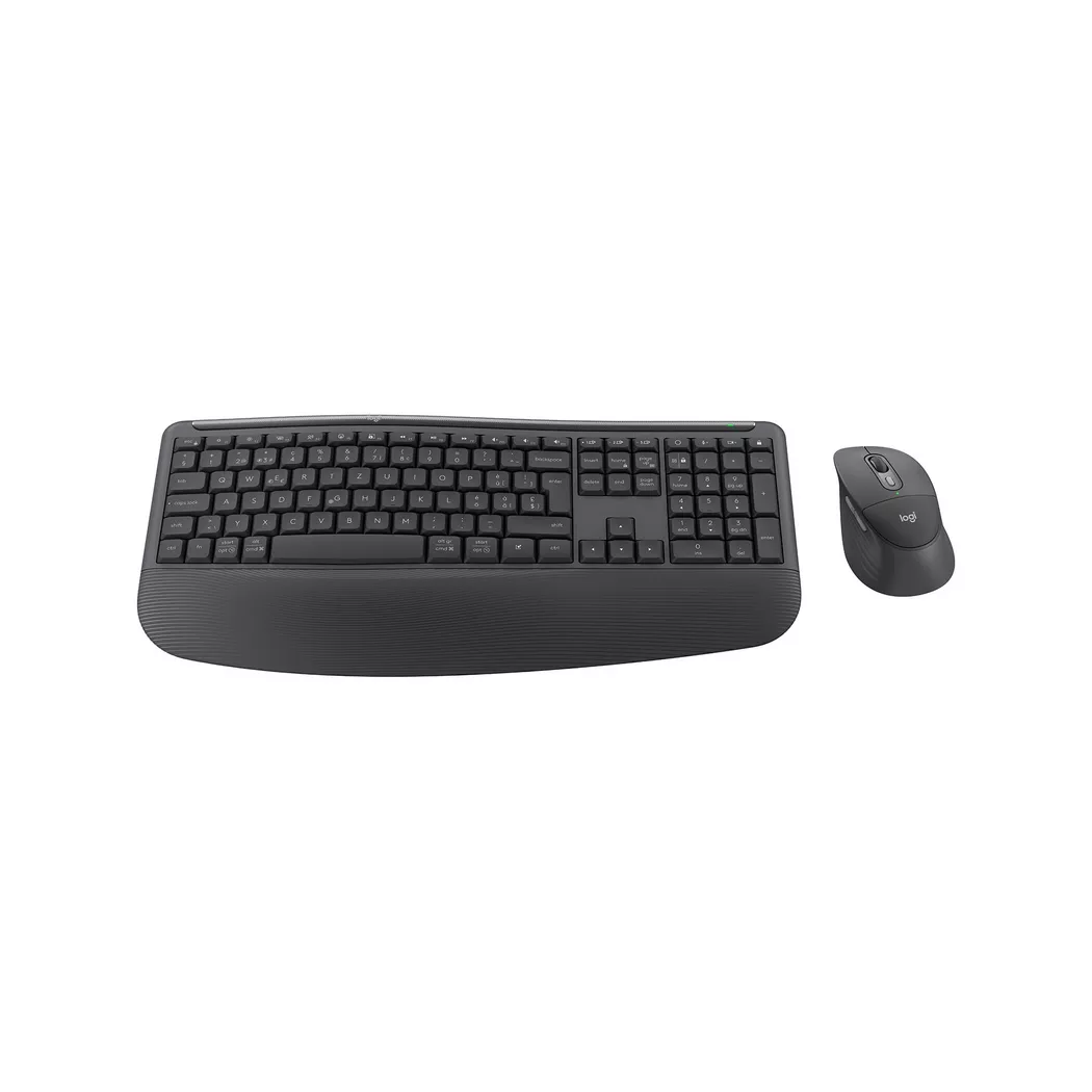 Logitech - Tastiera senza fili, Signature Comfort Plus MK880, Black