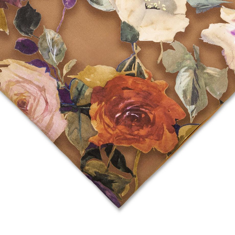 FAZZINI Copripiumino Nettare con stampa floreale  