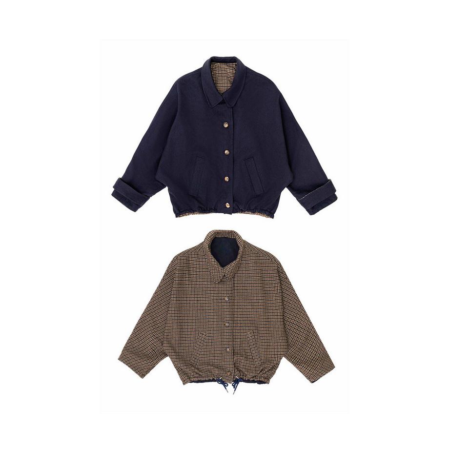La Petite Etoile S Knopfjacke mit Tunnelzugsaum  
