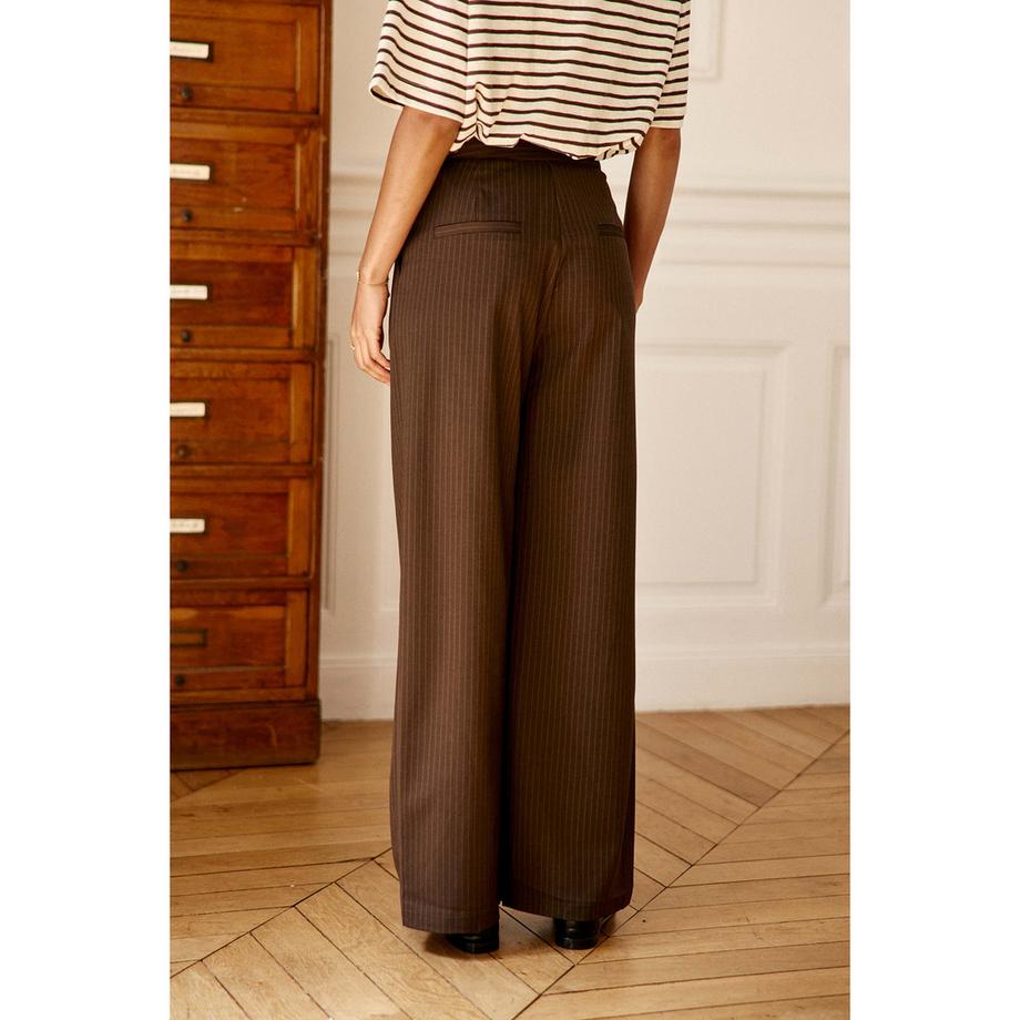 La Petite Etoile Weit geschnittene Hose mit hoher Taille  