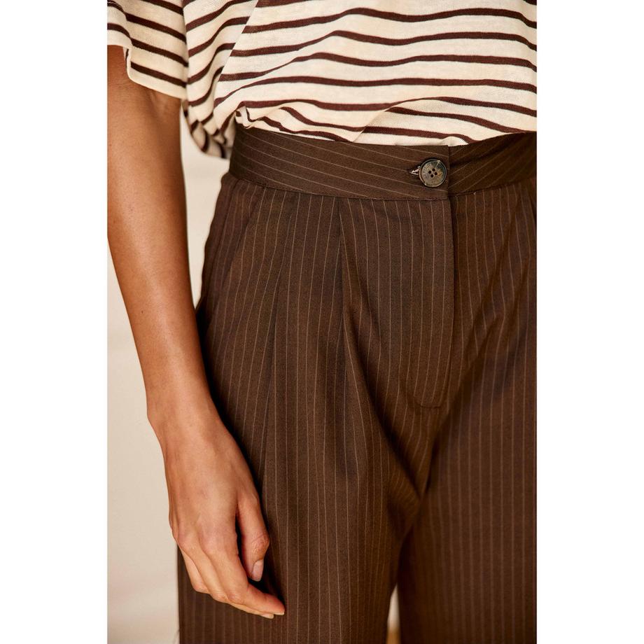 La Petite Etoile Weit geschnittene Hose mit hoher Taille  