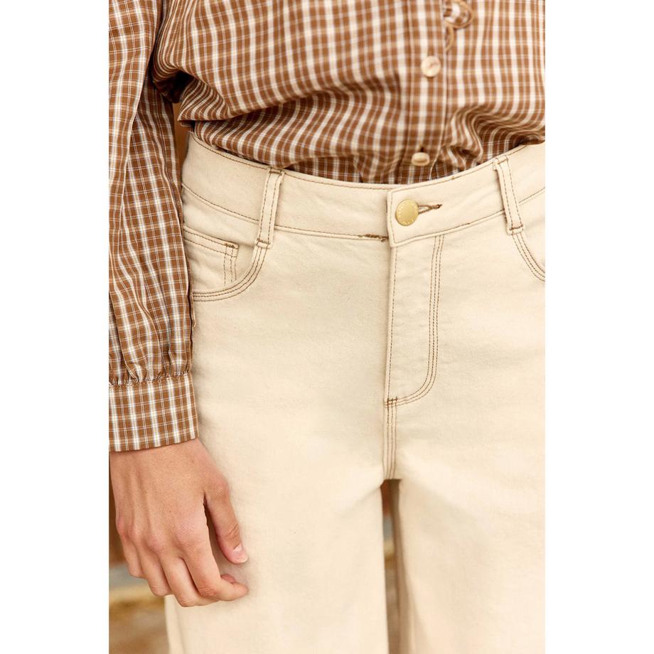 La Petite Etoile 36 Pantalon large à taille haute  