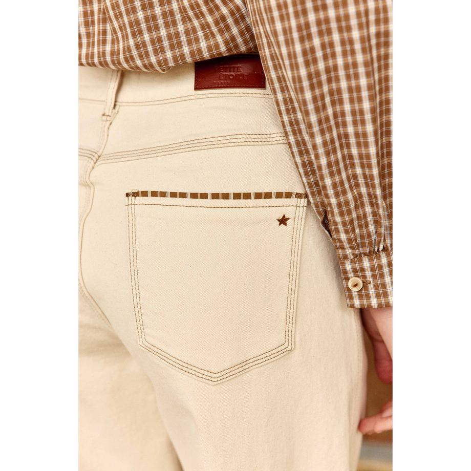 La Petite Etoile 36 Pantalon large à taille haute  