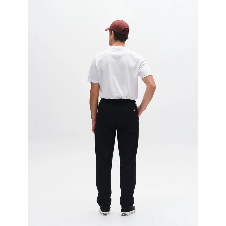 GABBA Pantalon plissé jambe droite  