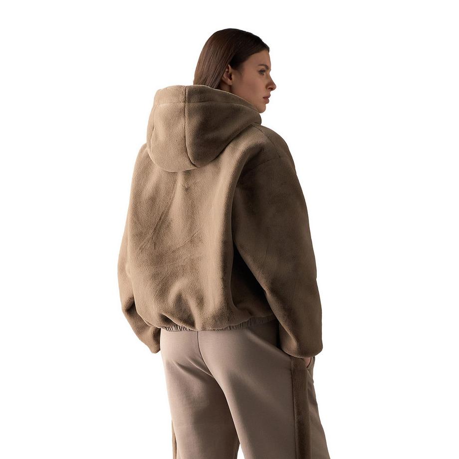 MOOSE KNUCKLES Veste doudoune réversible avec capuche en fausse fourrure  