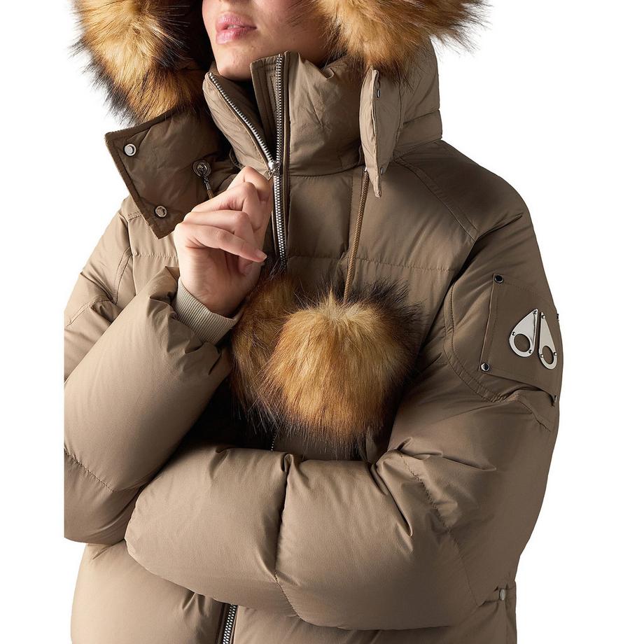 MOOSE KNUCKLES Veste doudoune à capuche bordée de fourrure  