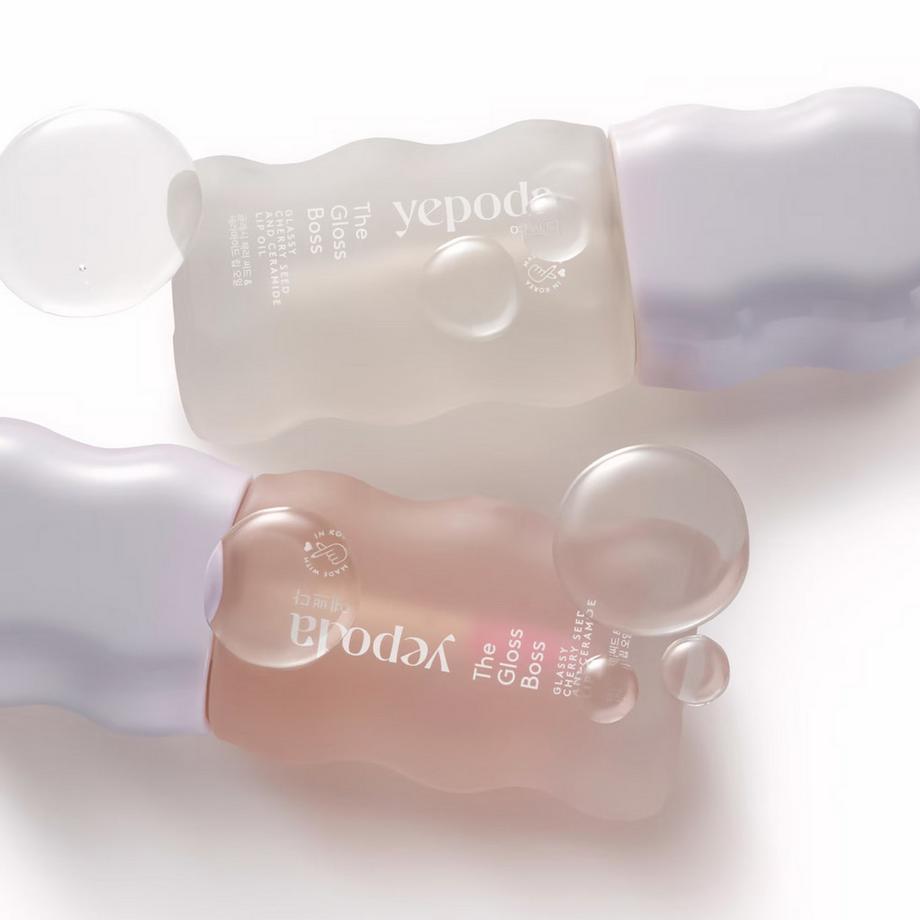 Yepoda  The Gloss Boss - Huile à Lèvres Glossy Graines de Cerise & Céramide 
