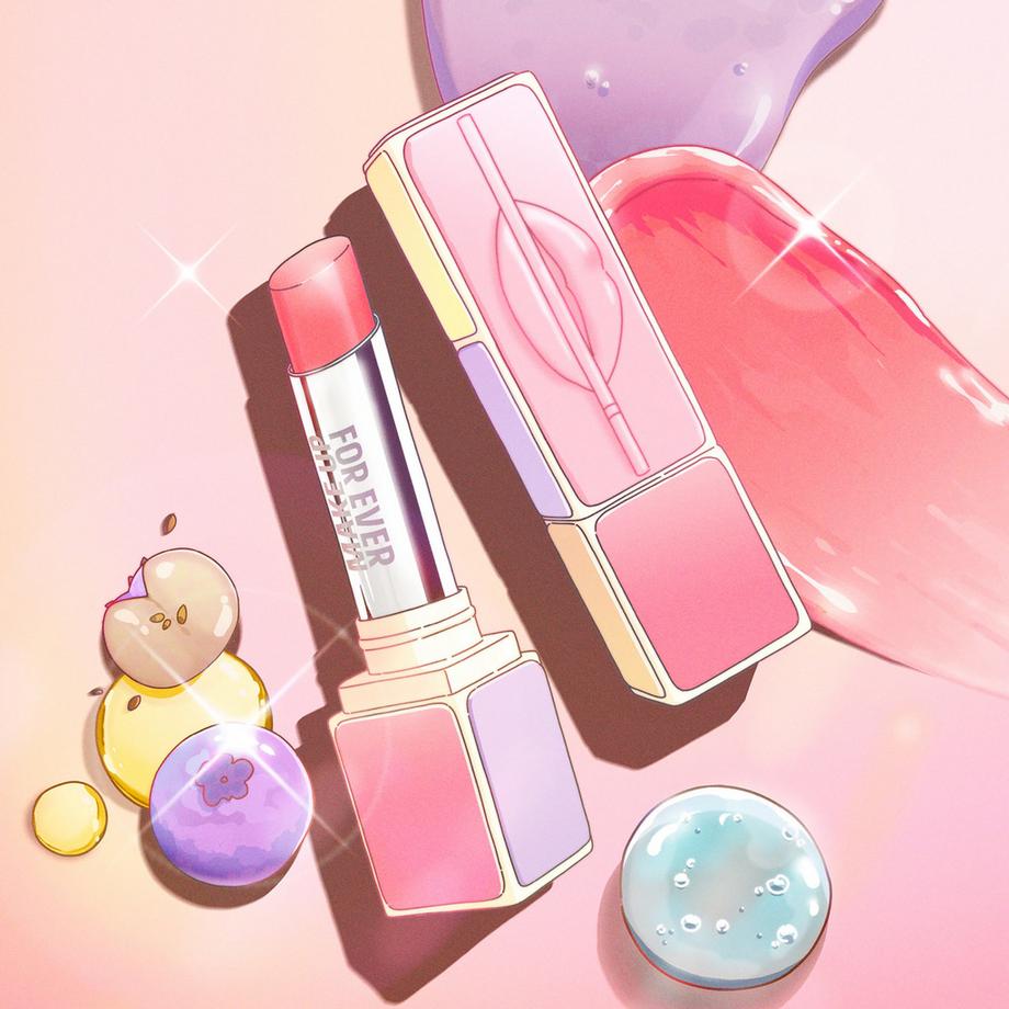 MAKE UP FOR EVER  Artist Colorglow Lip Balm - Lippenbalsam mit Hyaluronsäure (24 h* Feuchtigkeit) 