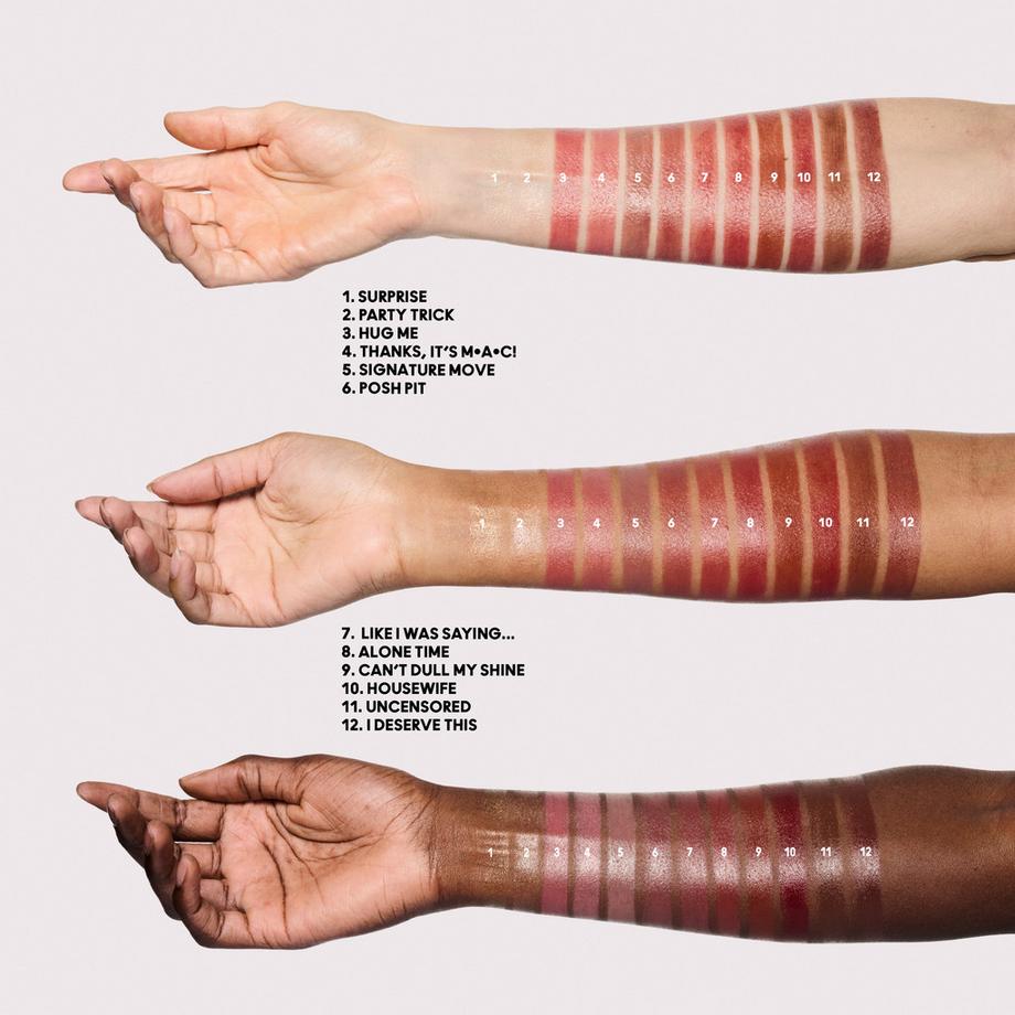 MAC Cosmetics  Lustreglass Sheer Shine Lipstick 