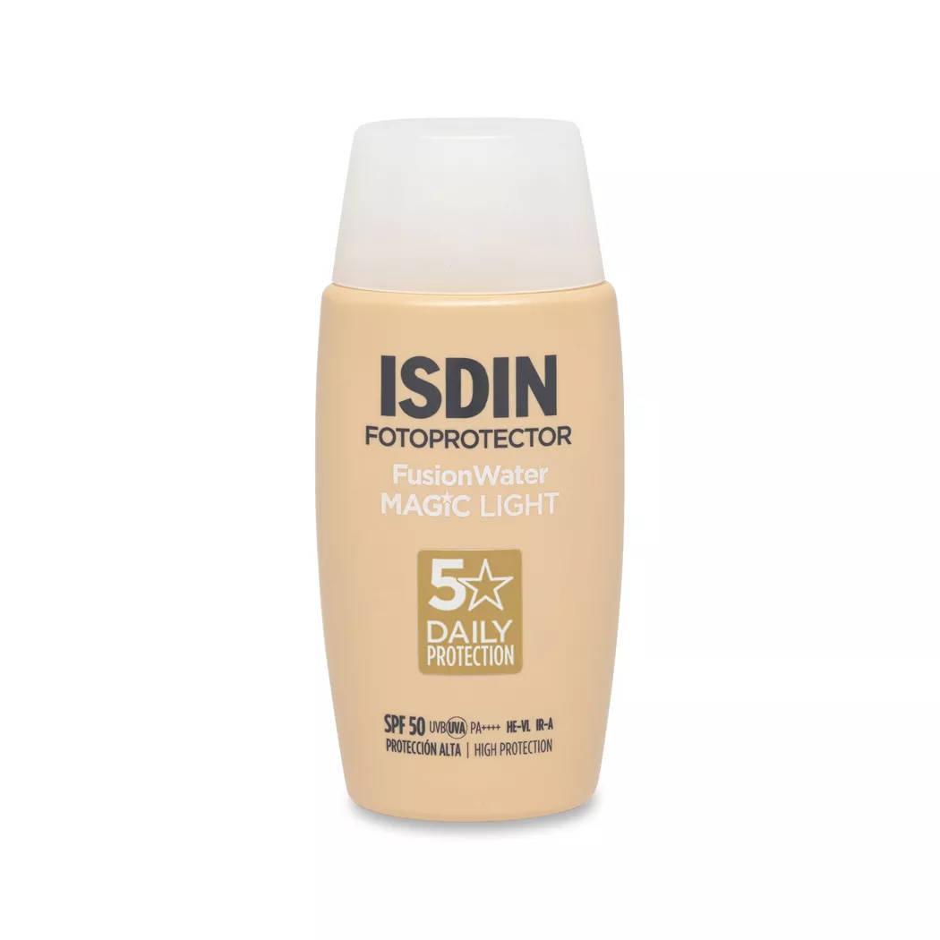 Crème Teintée  Isdin Fusion Water Light SPF50 50 ml