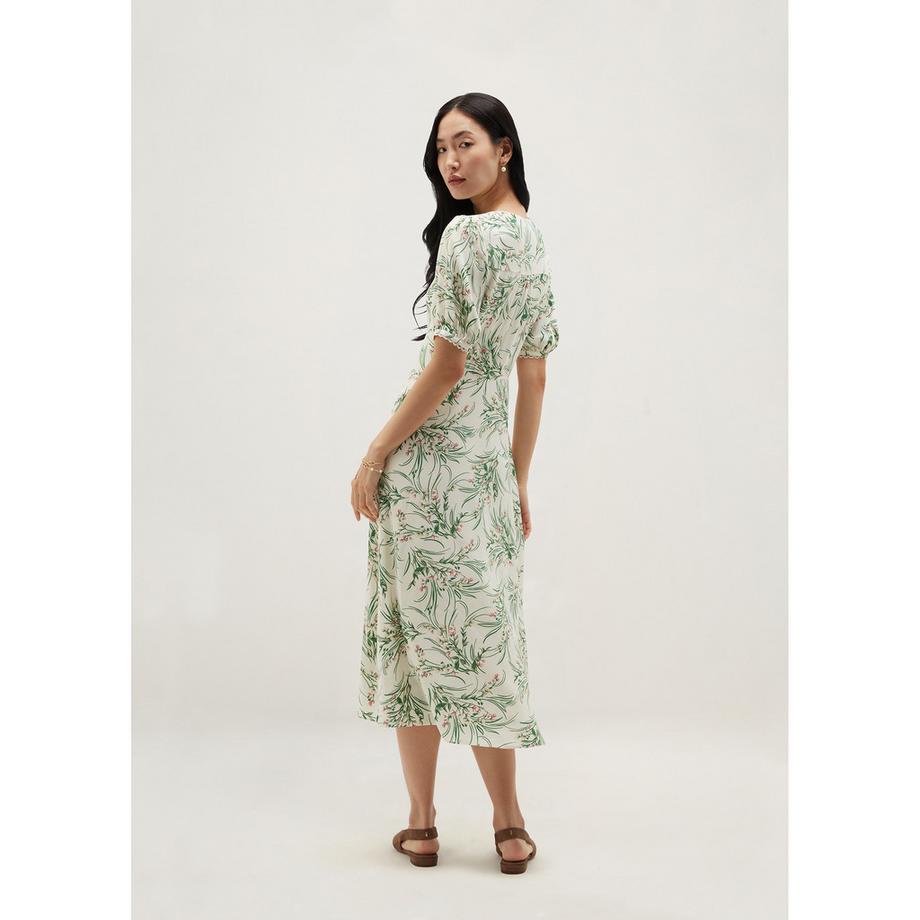 HOBBS Robe Florentina imprimé floral mi-longue  