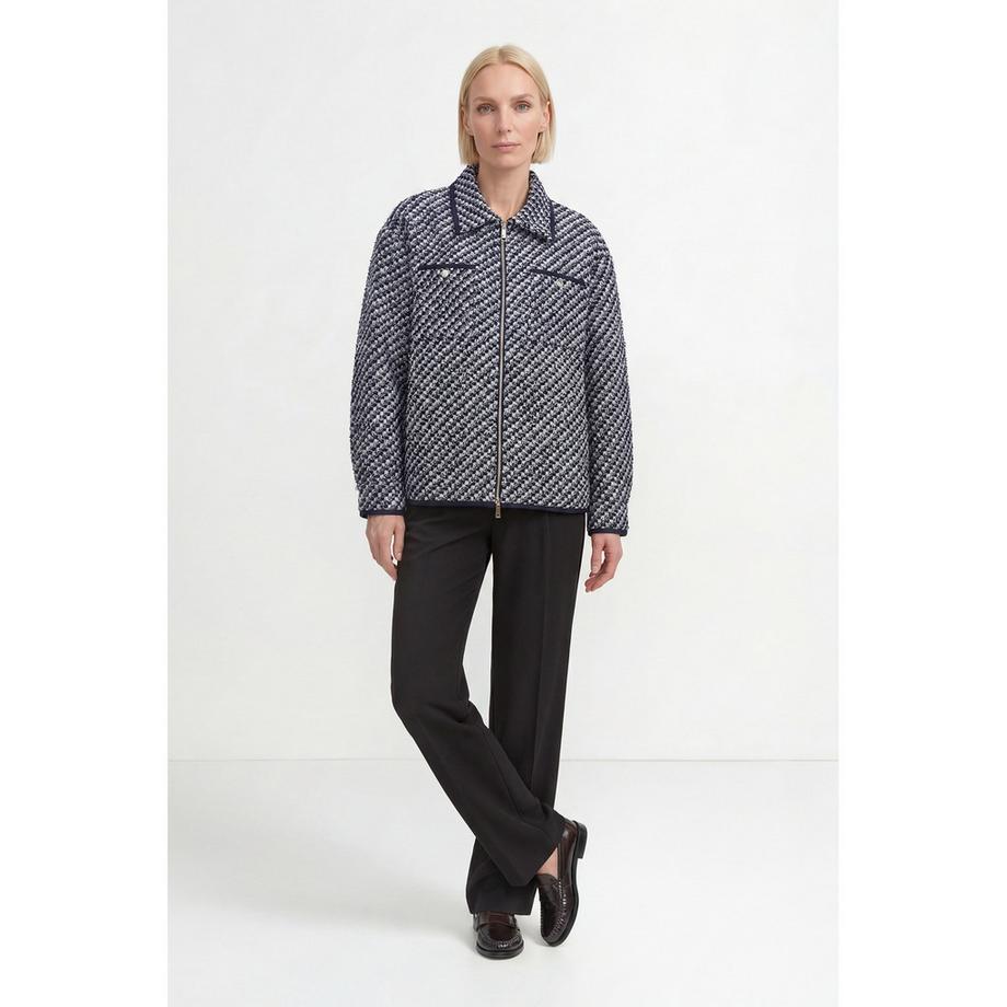 Rich & Royal Houndstooth Reißverschlussjacke  