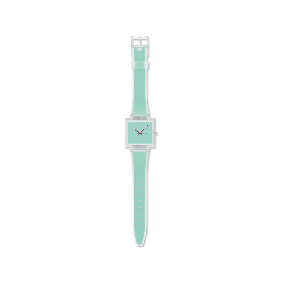 swatch WHAT IF...SEE THRU MINT? Horloge analogique 