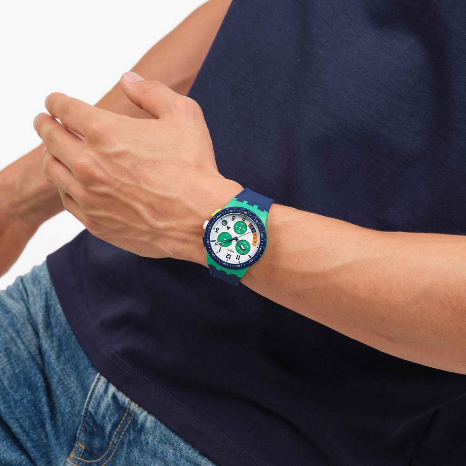 swatch TIME FLIES Chronographe 