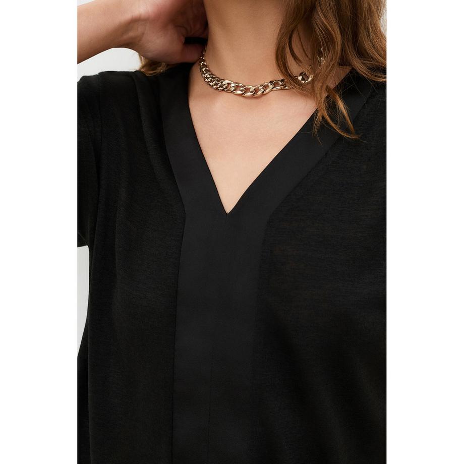 Caroll T-shirt scollo a V  