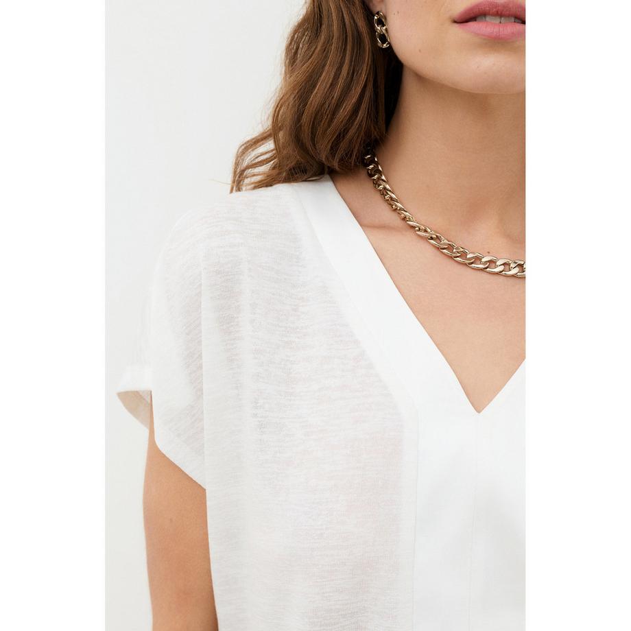 Caroll T-shirt scollo a V  