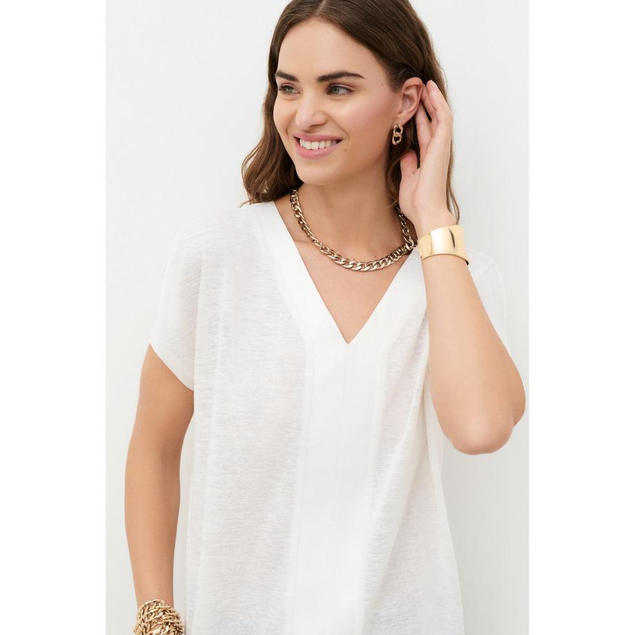 Caroll T-shirt scollo a V  
