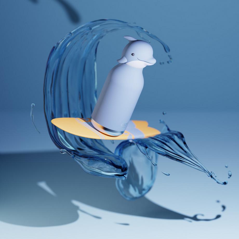 Asobu Isolierflasche Bestie Bottle Dolphin 