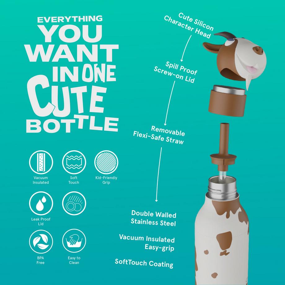 Asobu Isolierflasche Bestie Bottle Goat 