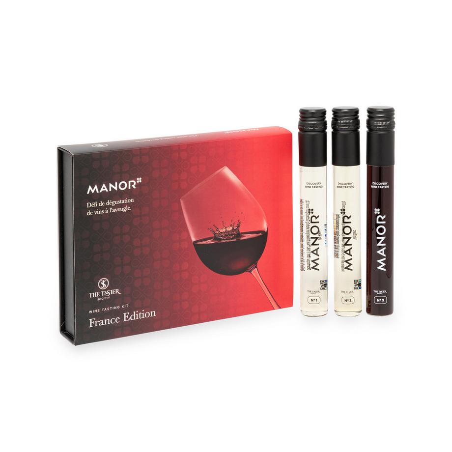 Coffret de dégustation Manor de vins français 3 x 10 cl